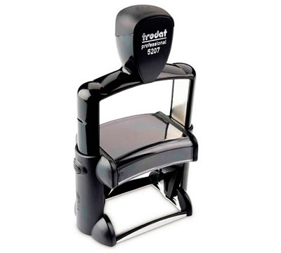 sello profesional rectangular Trodat 5207 profesional Santo Domingo