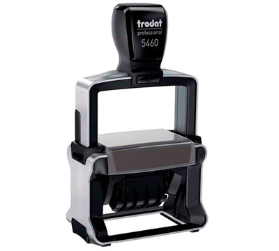 sello profesional rectangular fechador Trodat 5460 profesional Santo Domingo