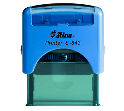 sello rectangular Shiny S-843 Santo Domingo